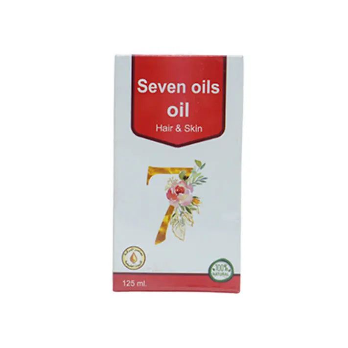 100% Natural Seven Oils Blend for Hair & Skin - 125ml almanaar Islamic Store