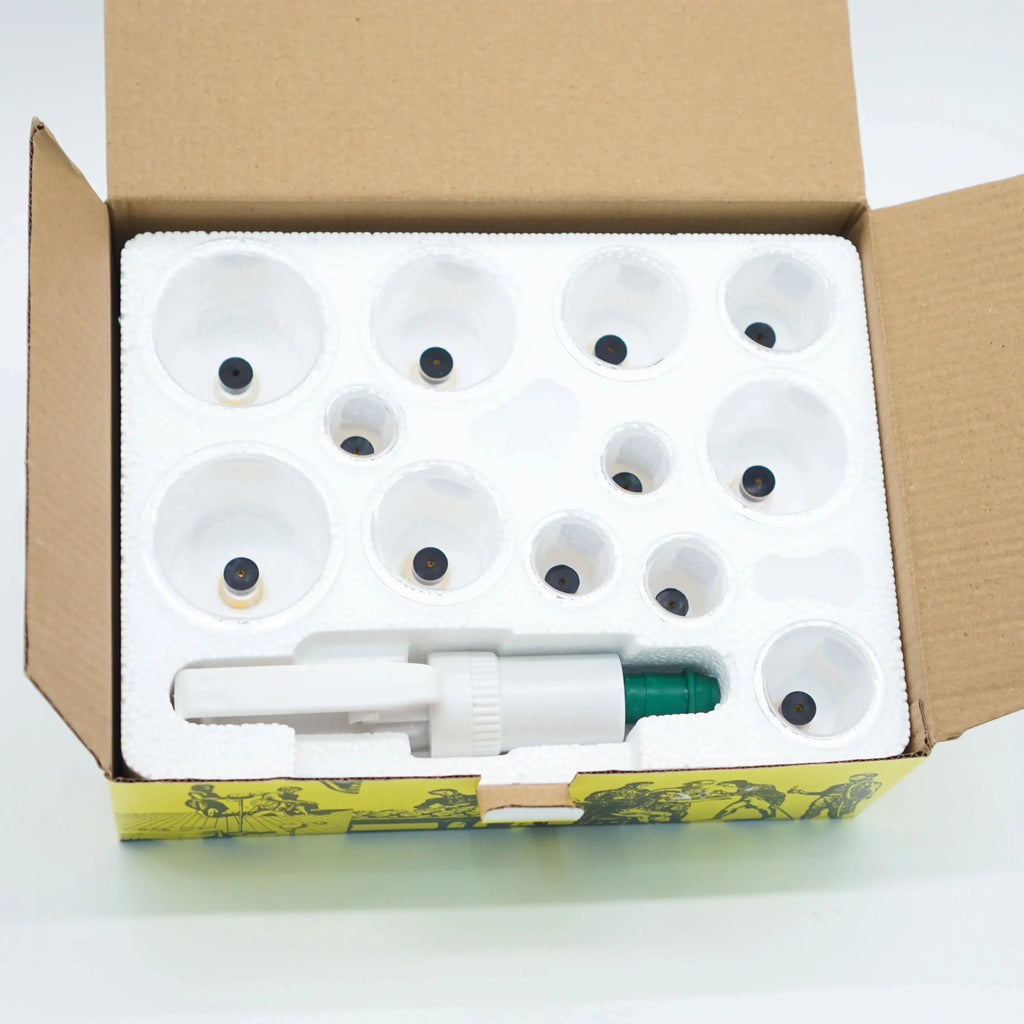 Hijama Cupping Therapy Set – 12 Pieces - almanaar Islamic Store