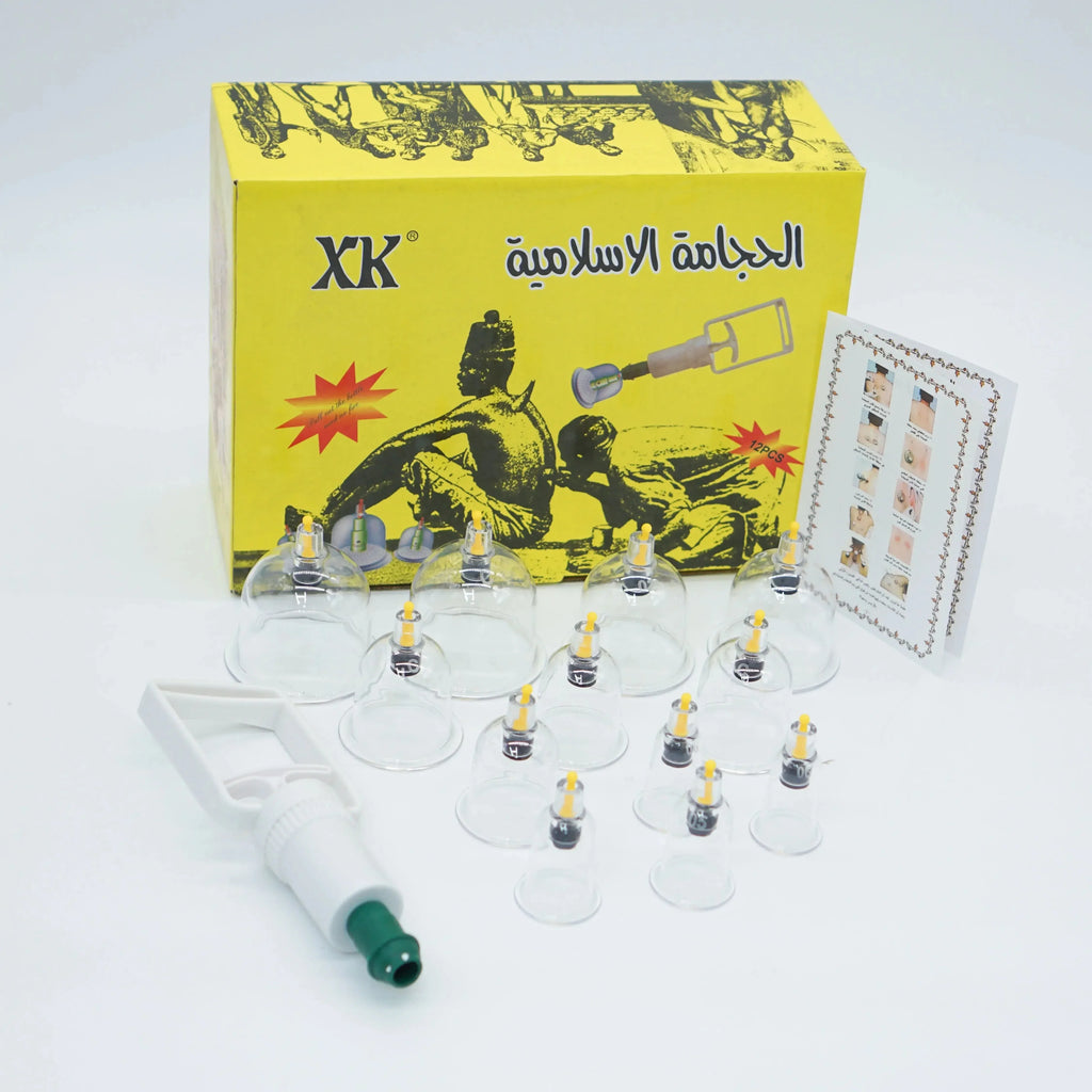 Hijama Cupping Therapy Set – 12 Pieces - almanaar Islamic Store