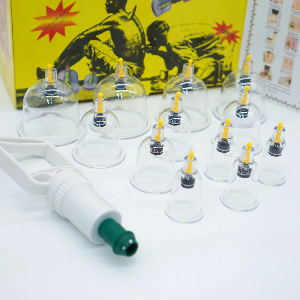 Hijama Cupping Therapy Set – 12 Pieces - almanaar Islamic Store