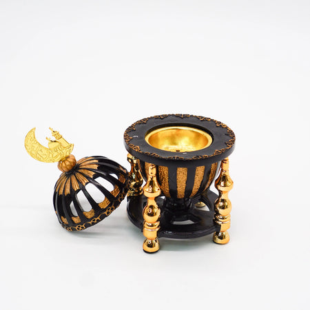 4 Pillar Resin Dome Style Incense Bakhoor Burner - almanaar Islamic Store