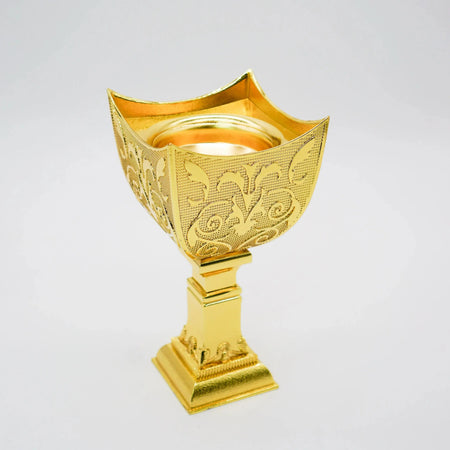 Arabic Incense Burner Metallic Middle Eastern Elegance - almanaar Islamic Store