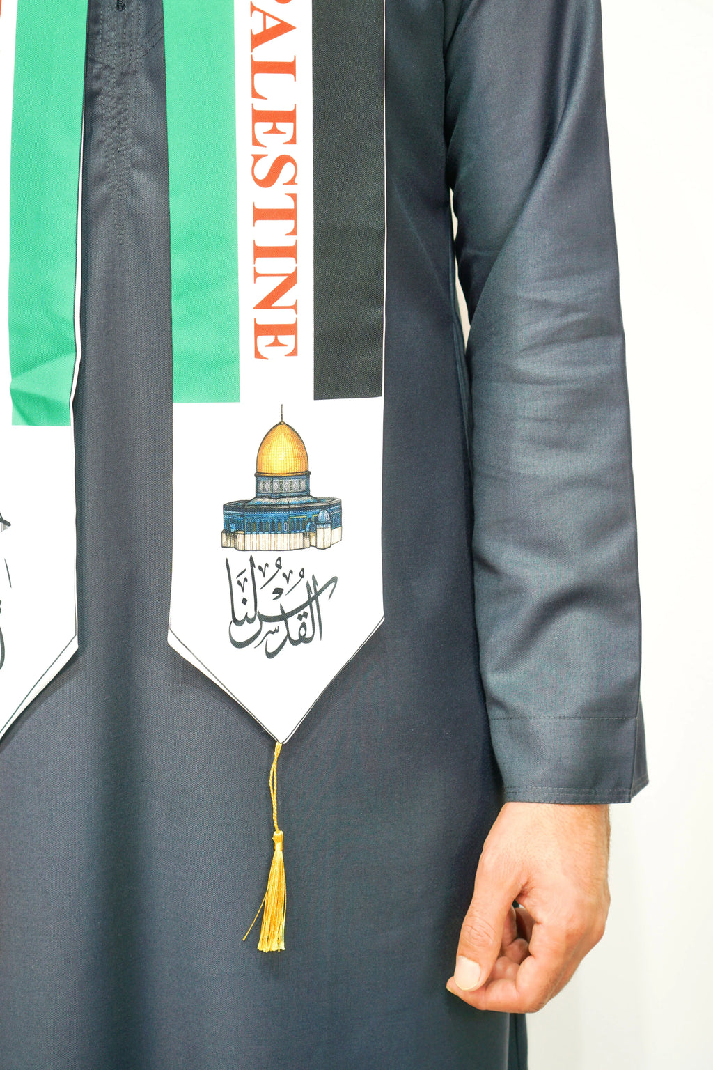 Palestine Neck Scarf Quds Cotton - almanaar Islamic Store