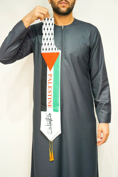 Palestine Neck Scarf Quds Cotton - almanaar Islamic Store