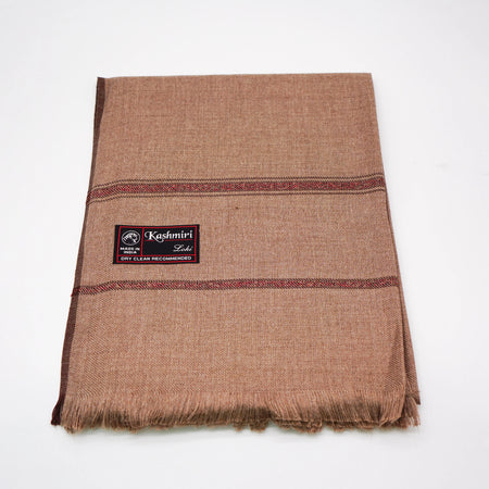 Kashmiri Lohi Shawl For Men- Light Camel - almanaar Islamic Store