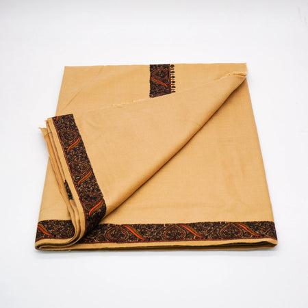 Kashmiri Lohi Shawl For Men- Beige - almanaar Islamic Store