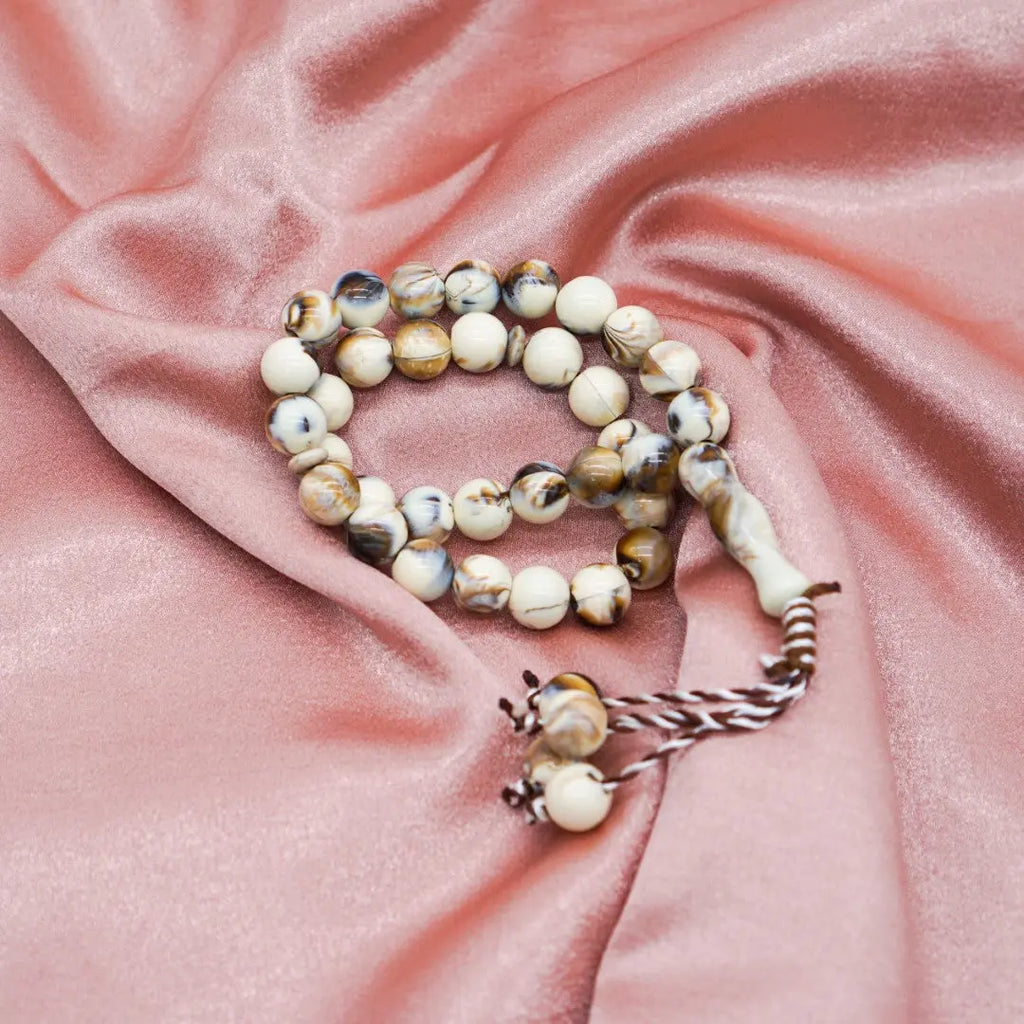 33-Beads Pearl Tasbeeh off white - almanaar Islamic Store