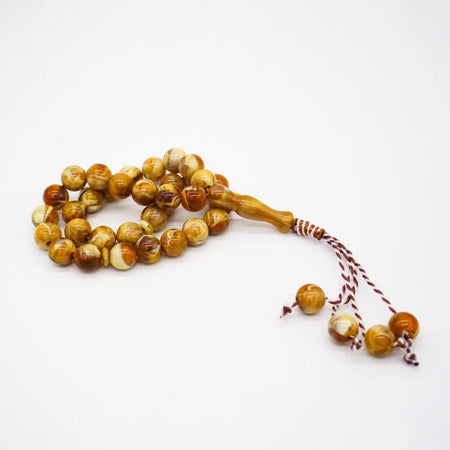 33-Beads Pearl Tasbeeh Golden - almanaar Islamic Store