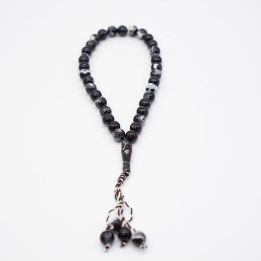 33-Beads Pearl Tasbeeh Black