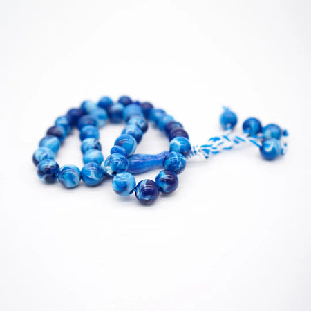 33-Beads Pearl Tasbeeh Sky Blue - almanaar Islamic Store