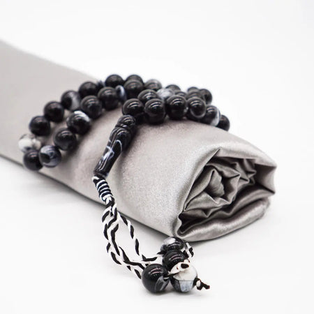 33-Beads Pearl Tasbeeh Black - almanaar Islamic Store