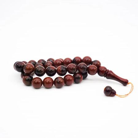 33-Beads Pearl Tasbeeh Dark Brown - almanaar Islamic Store