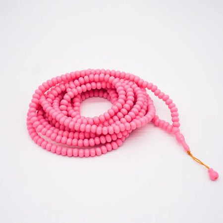 500-Beads Pearl Tasbeeh Pink - almanaar Islamic Store