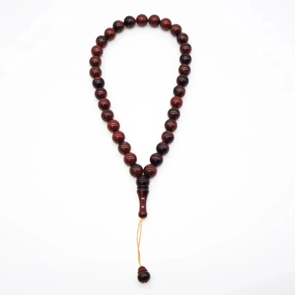 33-Beads Pearl Tasbeeh Dark Brown - almanaar Islamic Store