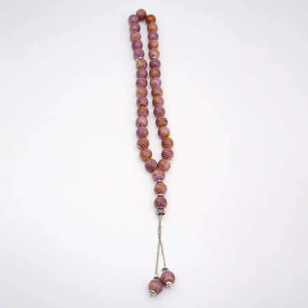 XL Acrylic Prayer Tasbeeh 35 Beads Lilac - almanaar Islamic Store