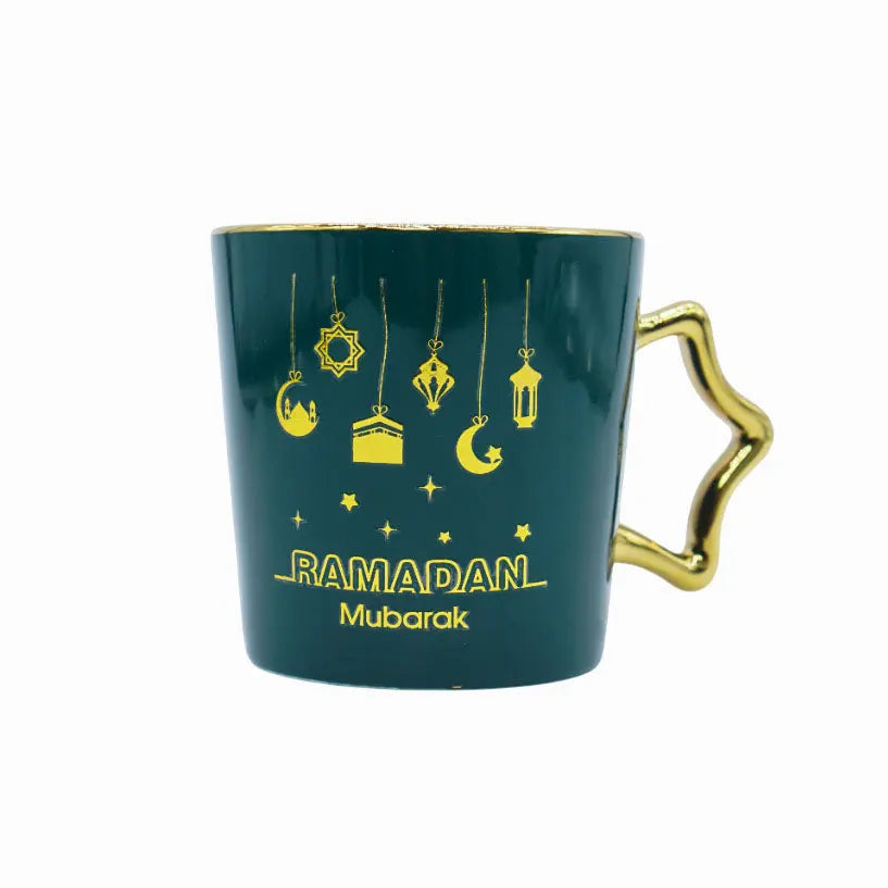 Ramadan Mubarak Ceramic Cup – Green China