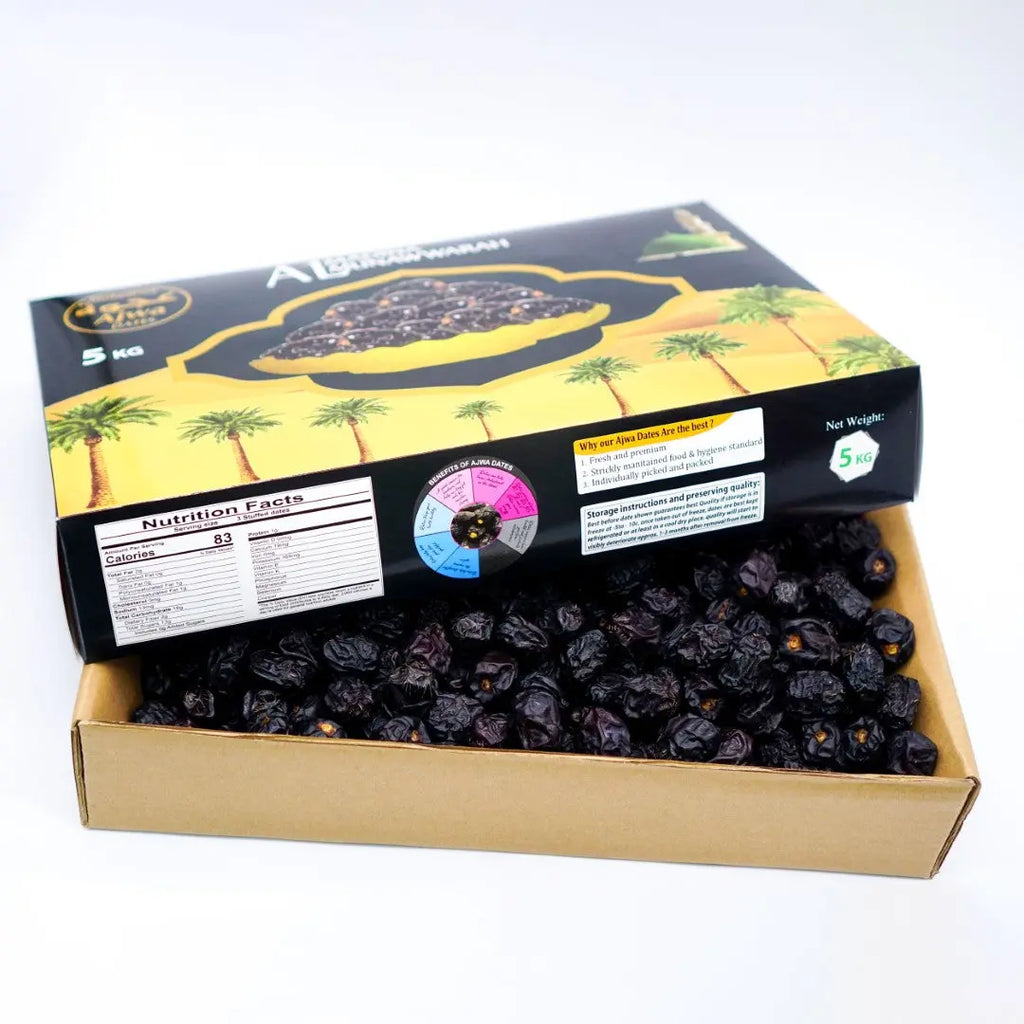 Premium Ajwa Dates From Al Madinah Al Munawwarah 5-KG ShifaWise