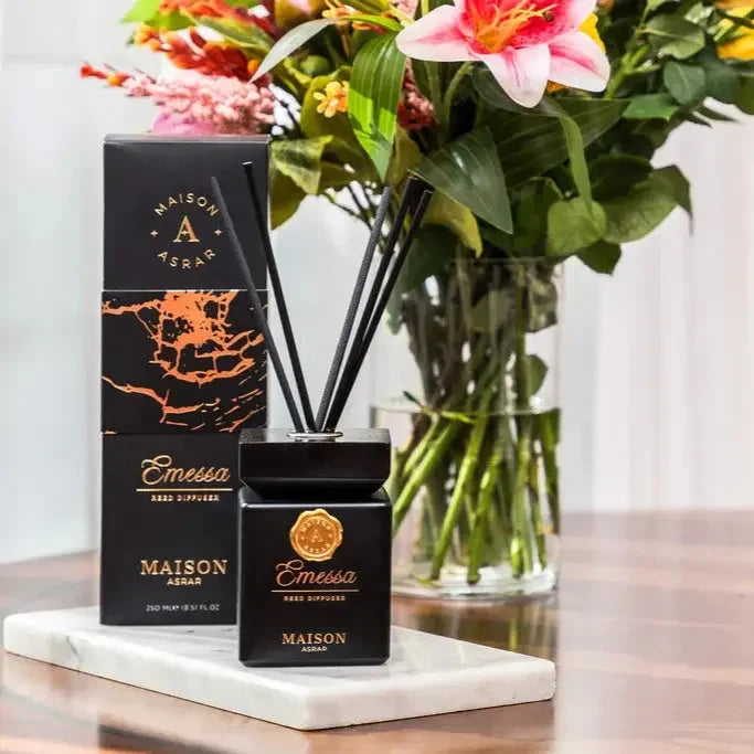 Emessa Reed Diffuser 250ml by Maison Asrar - almanaar Islamic Store