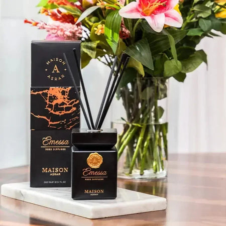 Emessa Reed Diffuser 250ml by Maison Asrar - almanaar Islamic Store