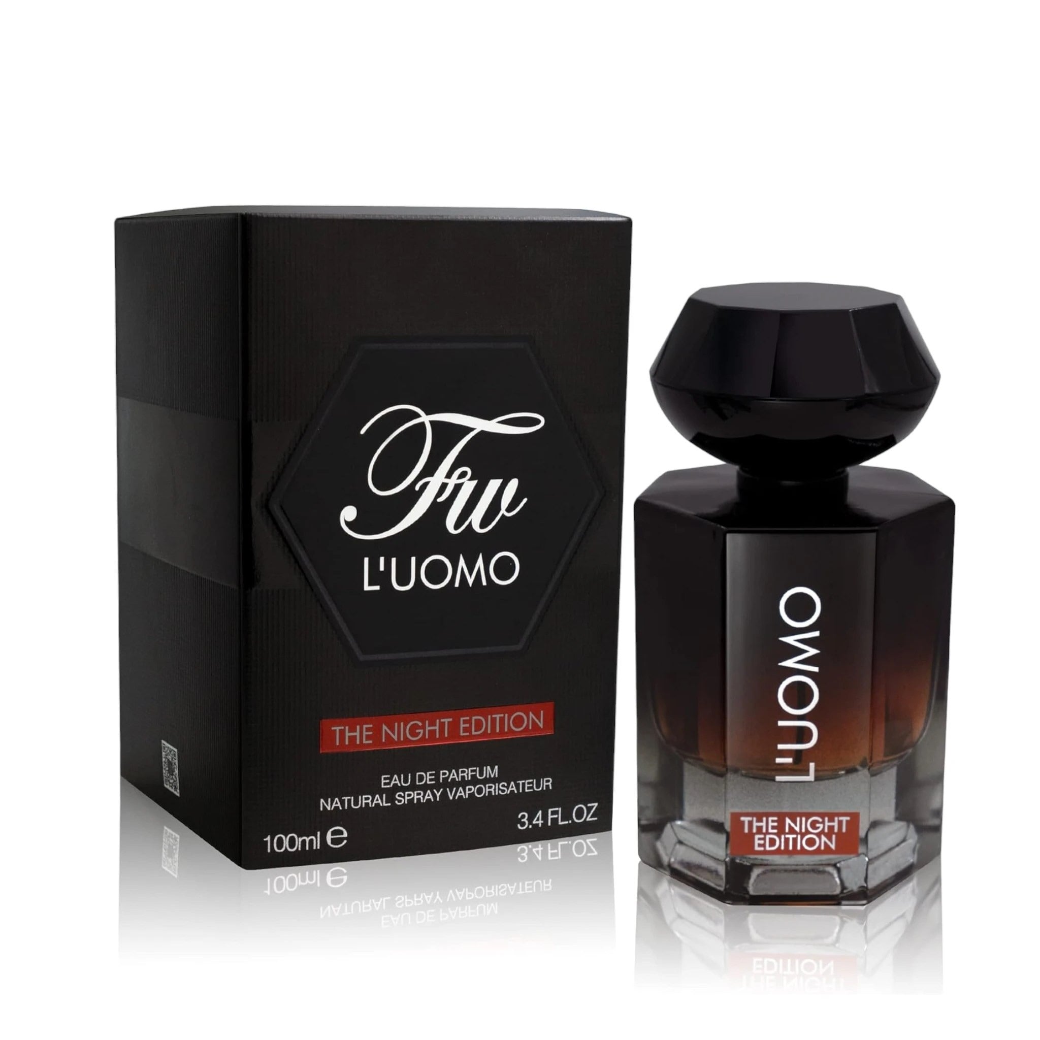 FW L’uomo The Night Edition Eau De Parfum 100ml by Fragrance World - almanaar Islamic Store