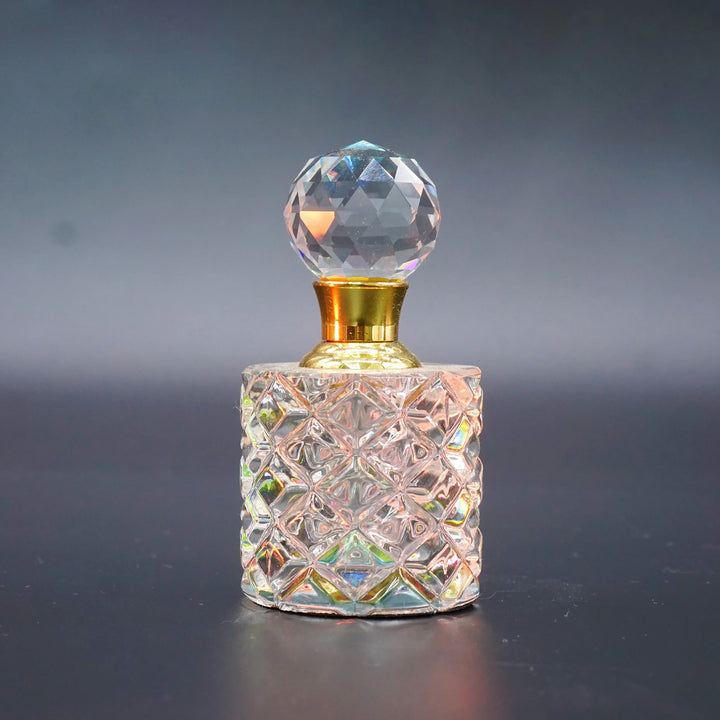 Crystal Refillable Perfume Bottle with Colourful Base - Almanaar ...