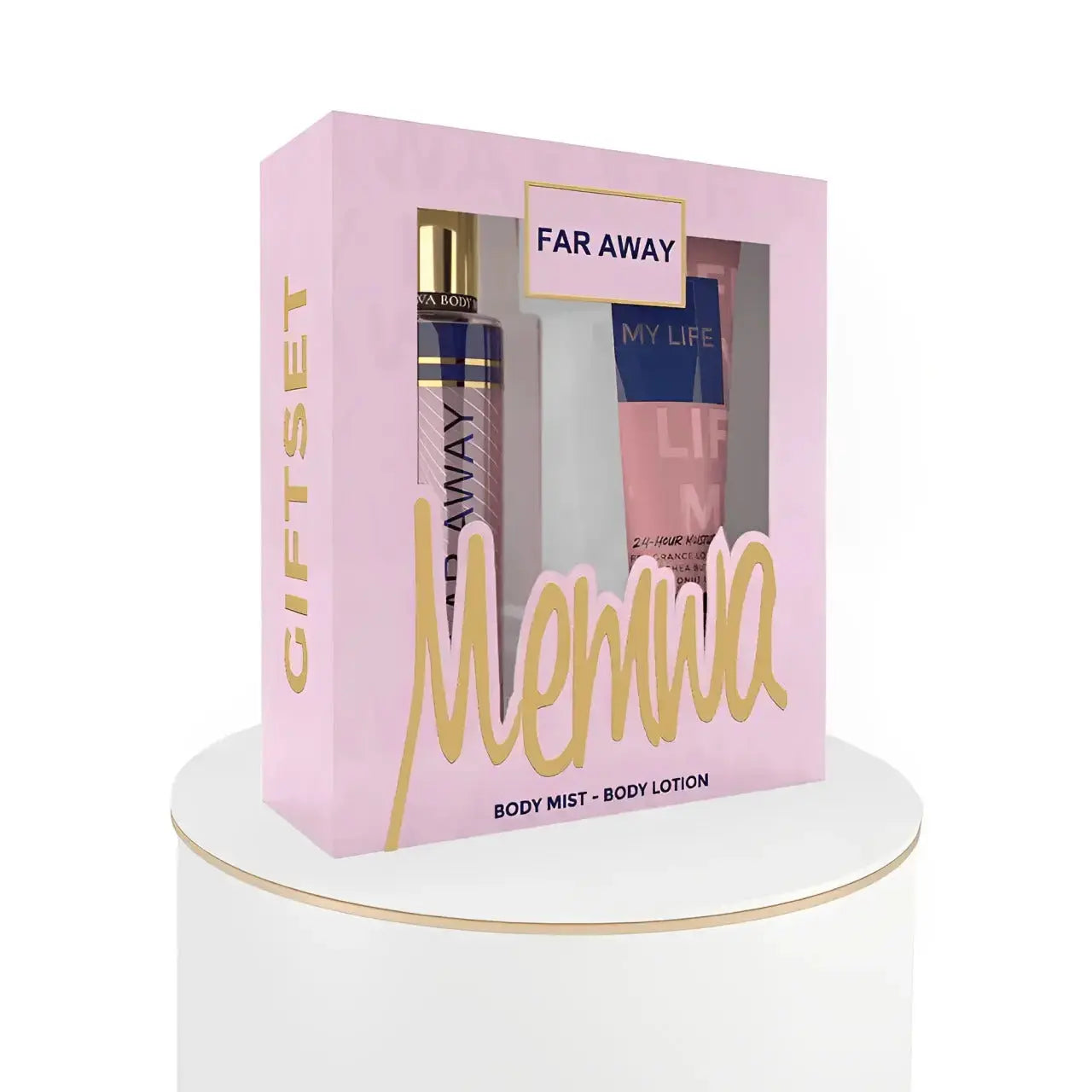 Far Away Gift Set by Memwa Gulf Orchid | Perfume Heaven