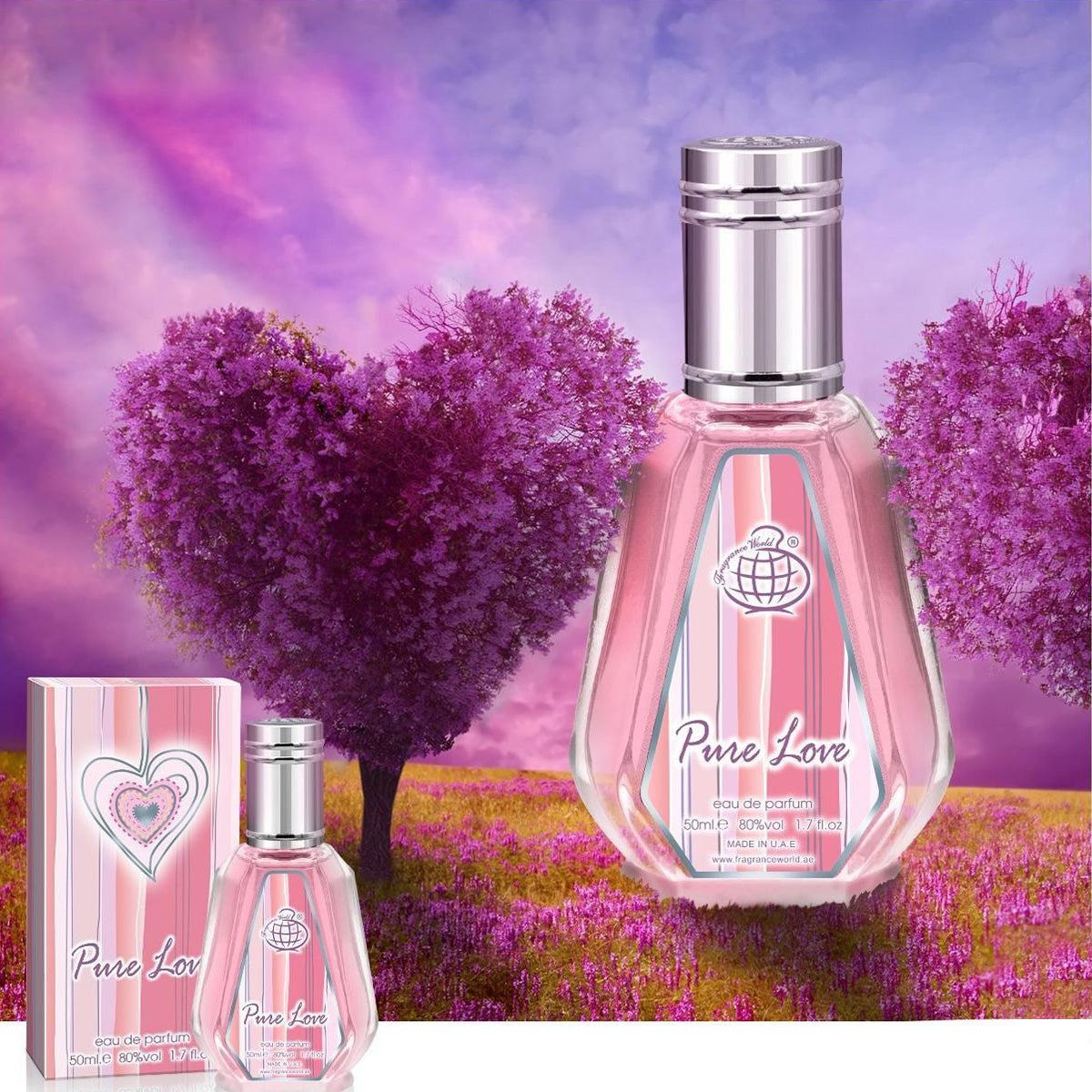 Pure Love Eau De Parfum 50ml Fragrance World - almanaar Islamic Store