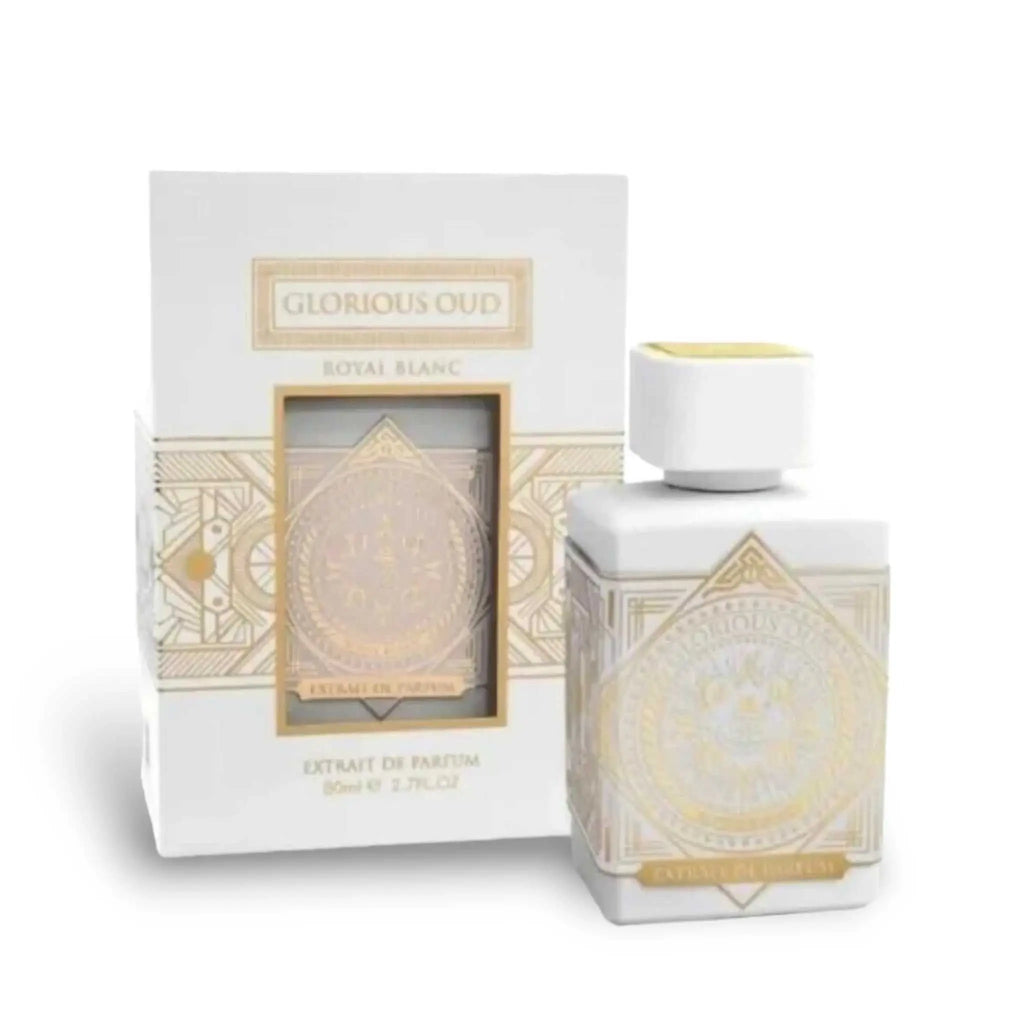 Glorious Oud Royal Blanc Extrait De Parfum 80ml by FA Paris (Fragrance World) - almanaar Islamic Store