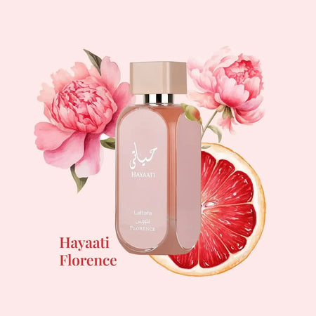 Hayaati Florence Eau De Parfum 100ml Lattafa - almanaar Islamic Store