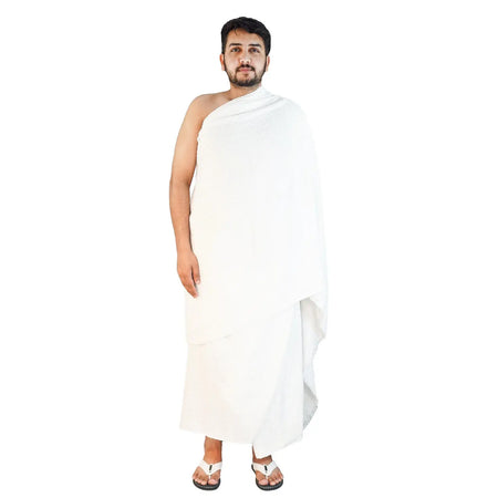 High Quality Adult Ihram Towel 2pcs set 100% Cotton - Standard Size | Almanaar Islamic Store