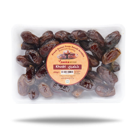 Shifawise Fresh Khudri Dates – from Saudi Arabia, 450g ShifaWise