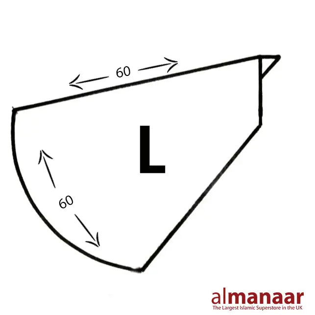 Hijab Size Chart | Almanaar islamic Store