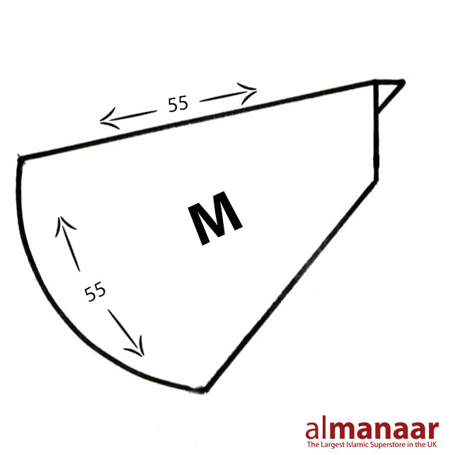 Hijab Size Chart | Almanaar islamic Store