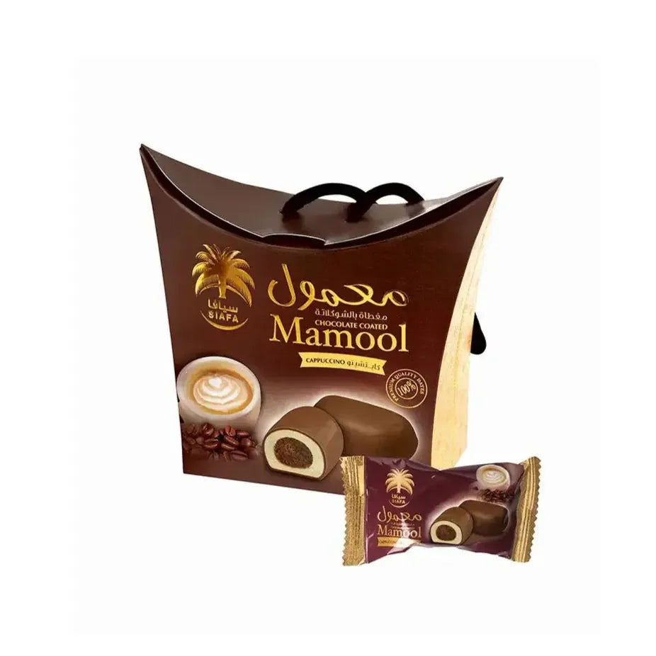 Premium Mamool with Date Filling & Cappuccino Coating – A Coffee Lover’s Delight - almanaar Islamic Store