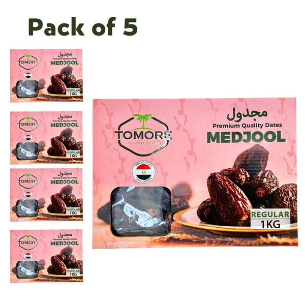 Egyptian Premium Medjool Dates Class A REGULAR Size 1kg - almanaar Islamic Store