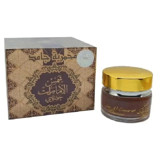 Mukhammaria Jamid Shams Al Emarat Khususi 20grm Hair and Body Cream by Ard Al Zaafaran - almanaar Islamic Store