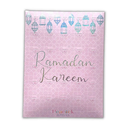 Ramadan Chocolate Countdown Calendar – Pink & Glitter Islamic moments