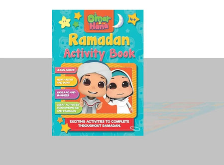 Omar & Hana Ramadan Activity Book - almanaar Islamic Store