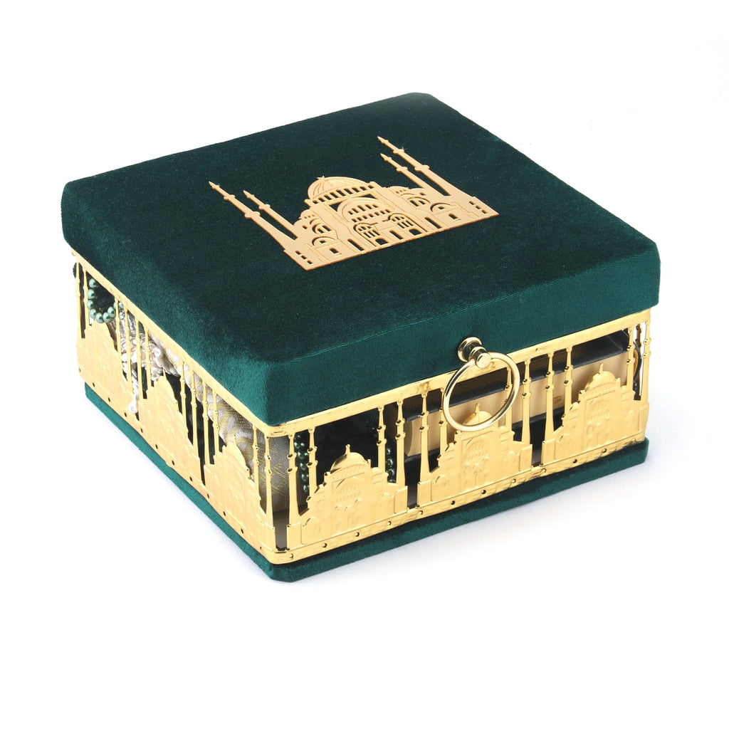 Luxury Quran Gift Set with Traditional Velvet Box - almanaar Islamic Store