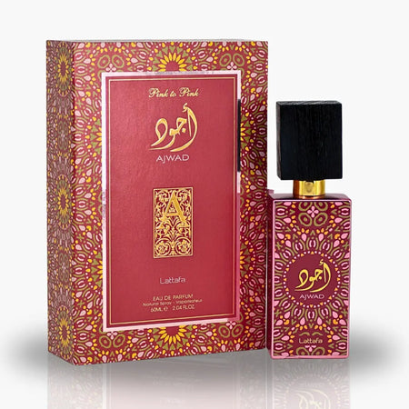 Ajwad pink to pink  Eau De Parfum 60ml Lattafa |almanaar Islamic Superstore