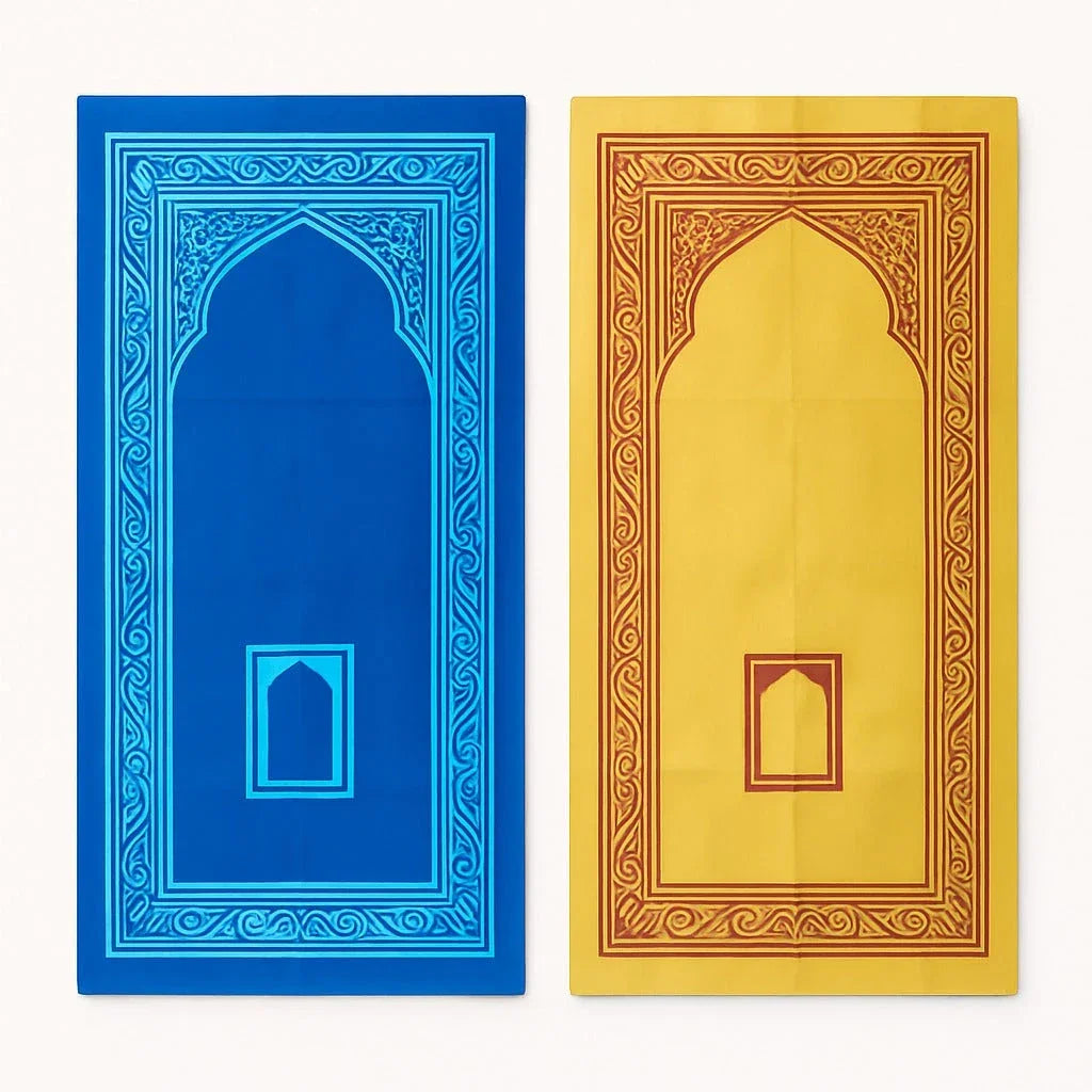 Pocket Prayer Mat: Compact and Convenient for Travel - almanaar Islamic Store
