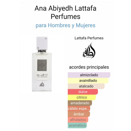 Ana Abiyedh 60ml Eau De Parfum Lattafa - almanaar Islamic Store