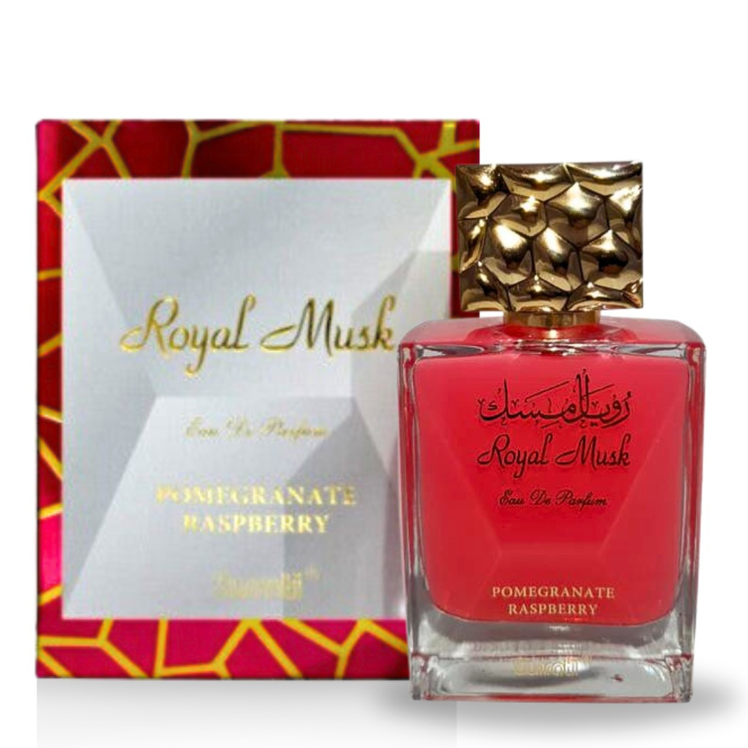 Royal Musk Pomegranate Raspberry Eau De Parfum 100Ml  By Surrati - almanaar Islamic Store