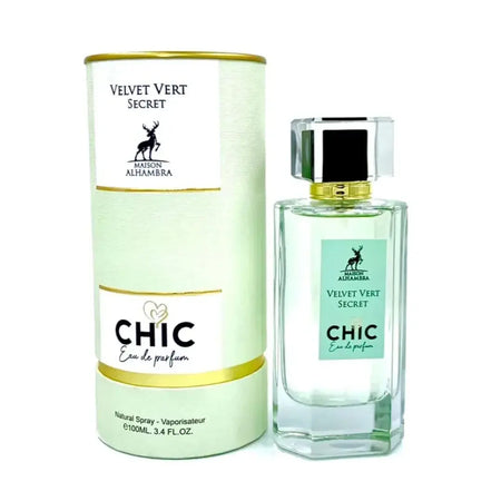 Velvet Vert Secret Chic 100ml Eau De Parfum Alhambra - almanaar Islamic Store