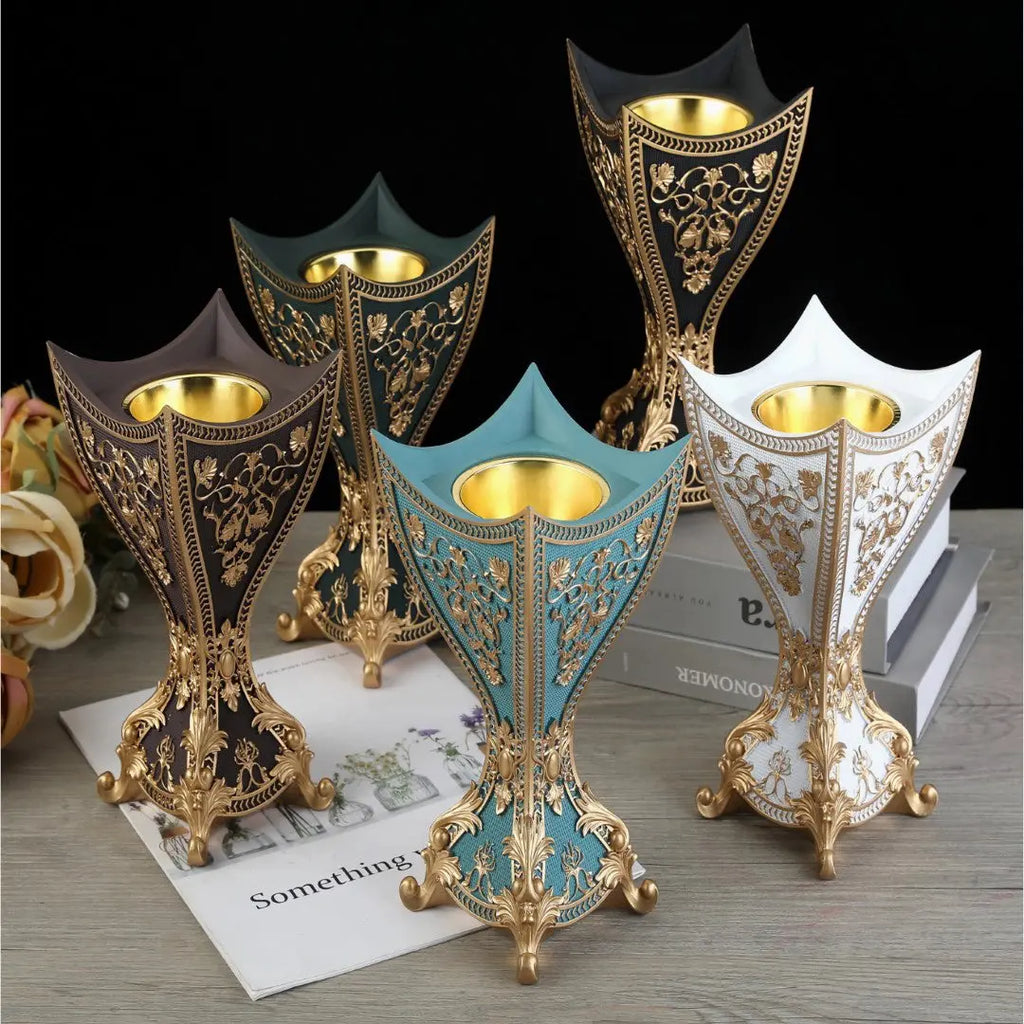 Modern Bakhoor Burner with Golden Luxury Design AM01J-27,28,29 - almanaar Islamic Store