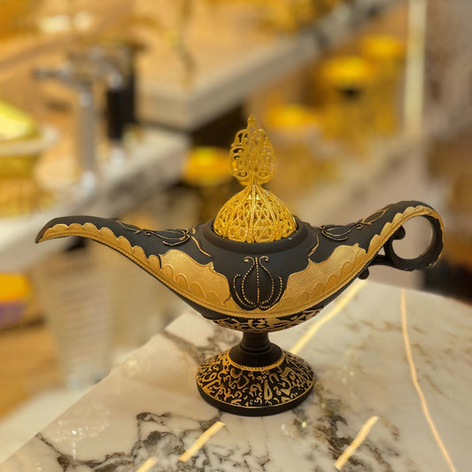 Aladdin Genie Lamp Design Bakhoor Burner AM01J-45