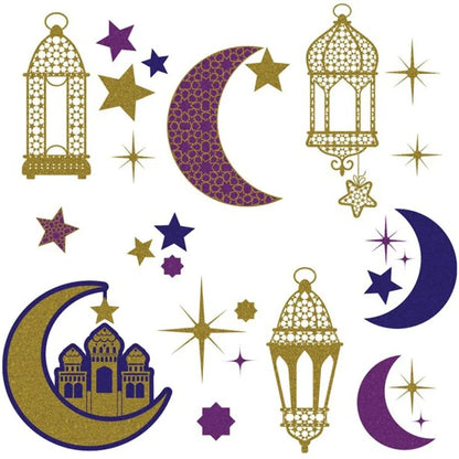 Ramadan/Eid Window Decorations SET of 2PCS