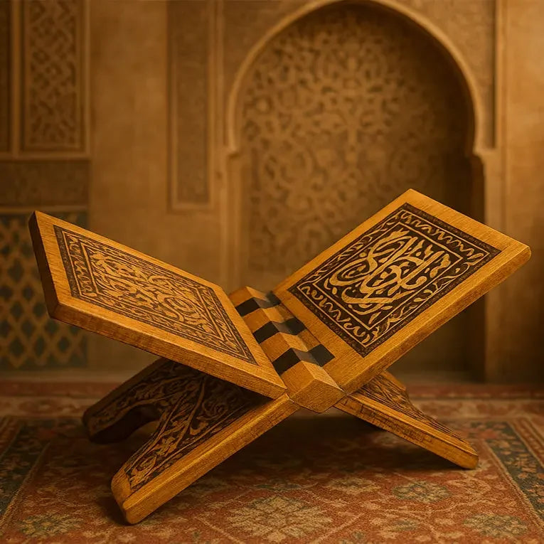 Turkish wooden rehal - almanaar Islamic Store
