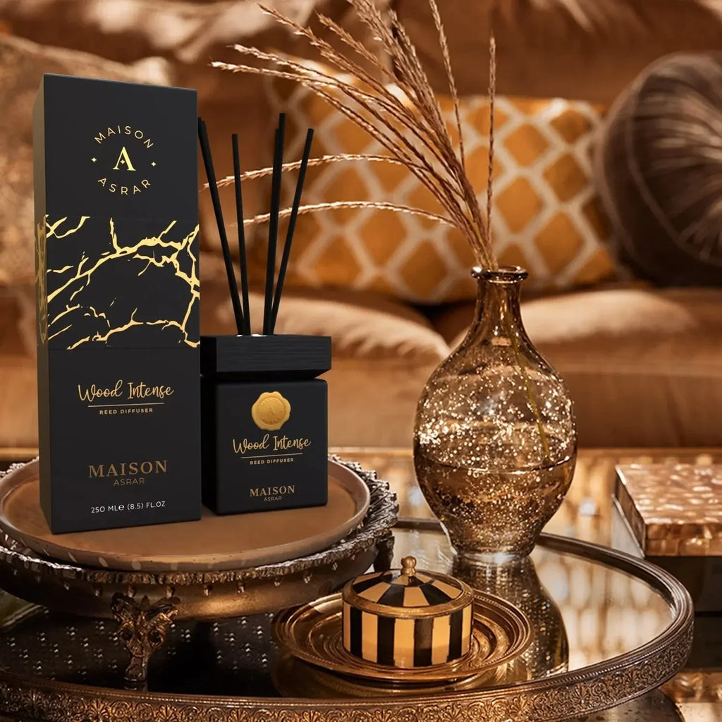 Woody Intense Reed Diffuser 250ml by Maison Asrar - almanaar Islamic Store