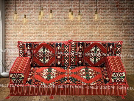 Arabic Majlis Sofa (Bed 20cm) Ottoman Floor Seating Floor